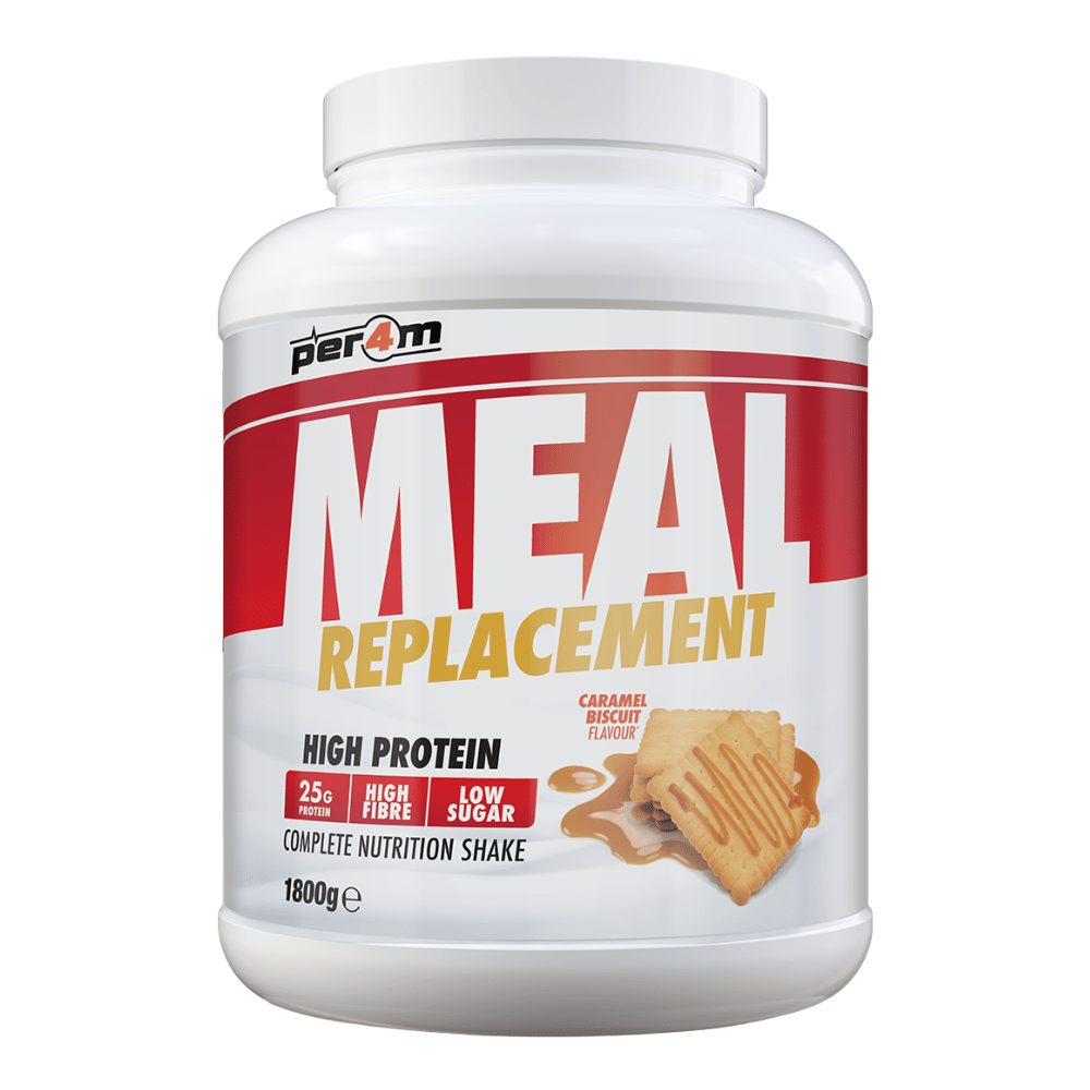 PER4M Caramel Biscuit Meal Replacement Protein Powder - 1.8kg Tubs