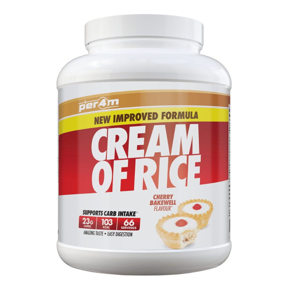 PER4M Cream of Rice - Cherry Bakewell Flavour - 2kg Tub
