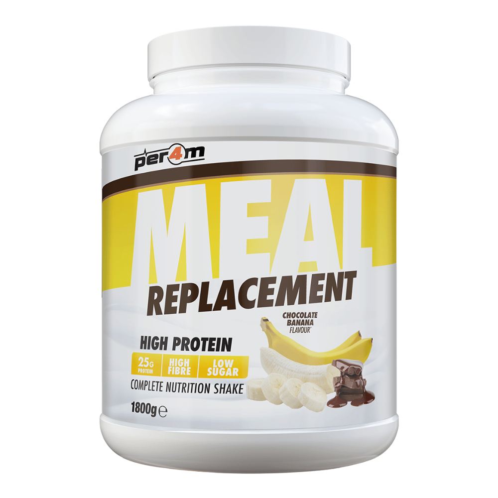 PER4M Chocolate Banana Meal Replacement Shake Mix - 1.8kg Tubs