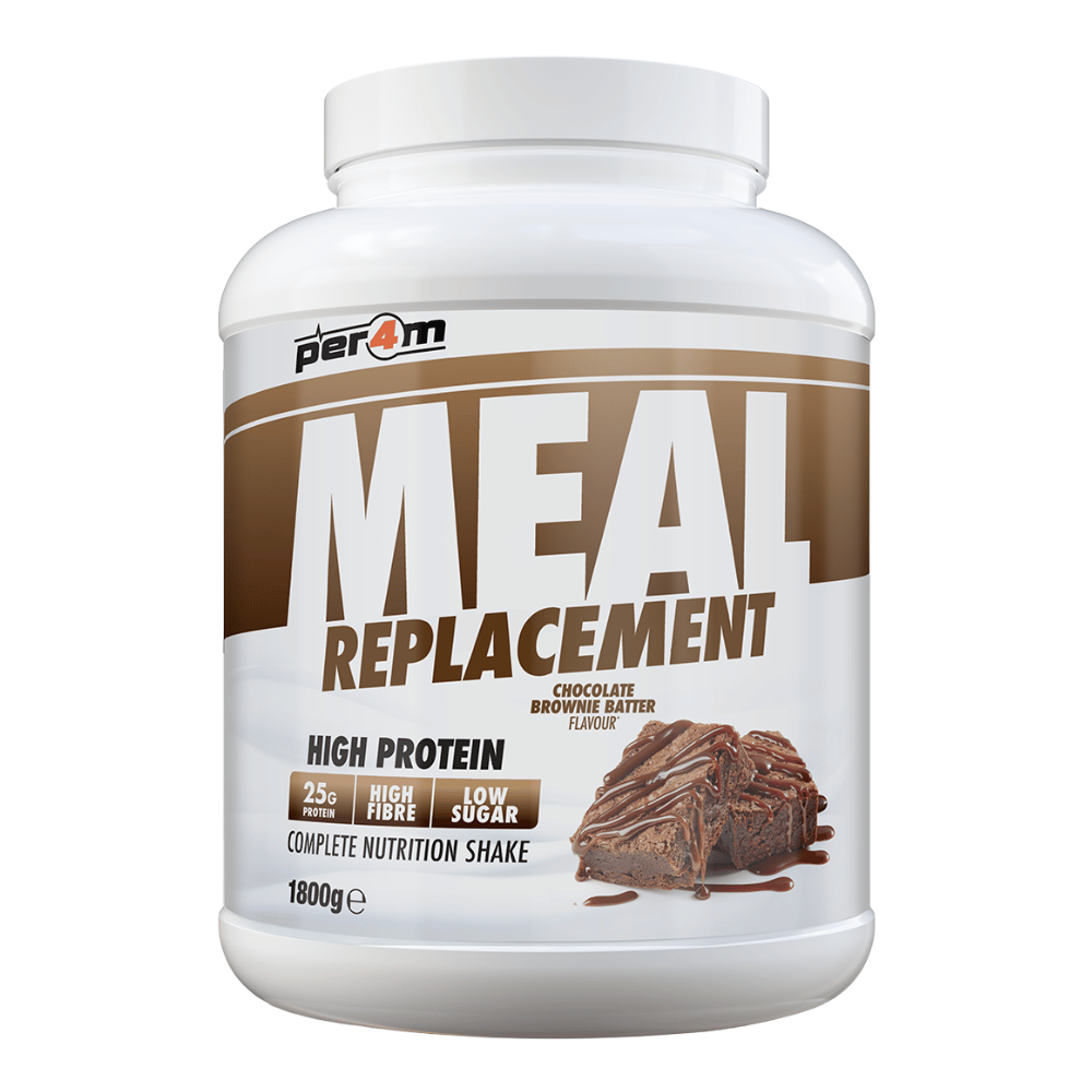 PER4M Brownie Batter Meal Replacement Shake Mix - 30 Serving Tubs