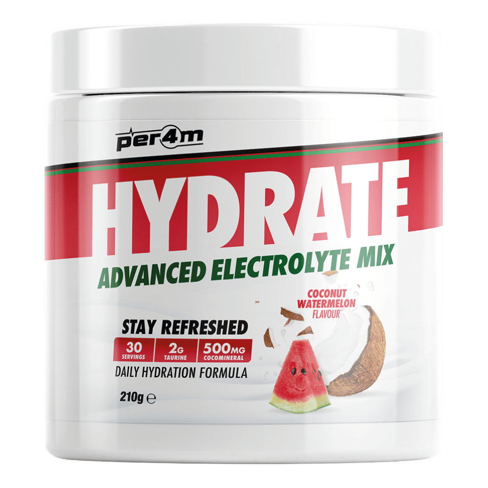 Coconut Watermelon PER4M Hydration Powder - With Electrolytes - 210g Tubs