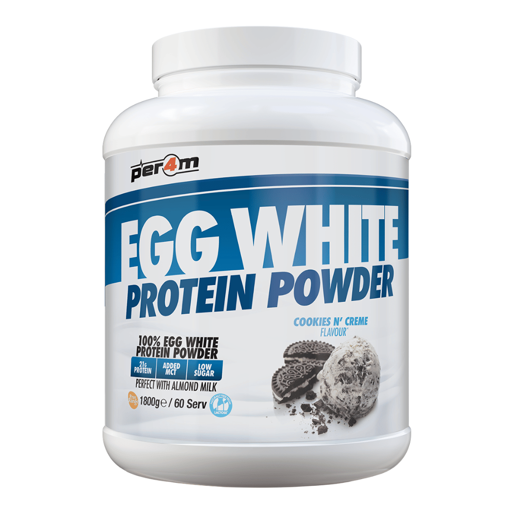 PER4M Cookies N' Creme Egg White Protein Powder 1.8kg (60 Servings)