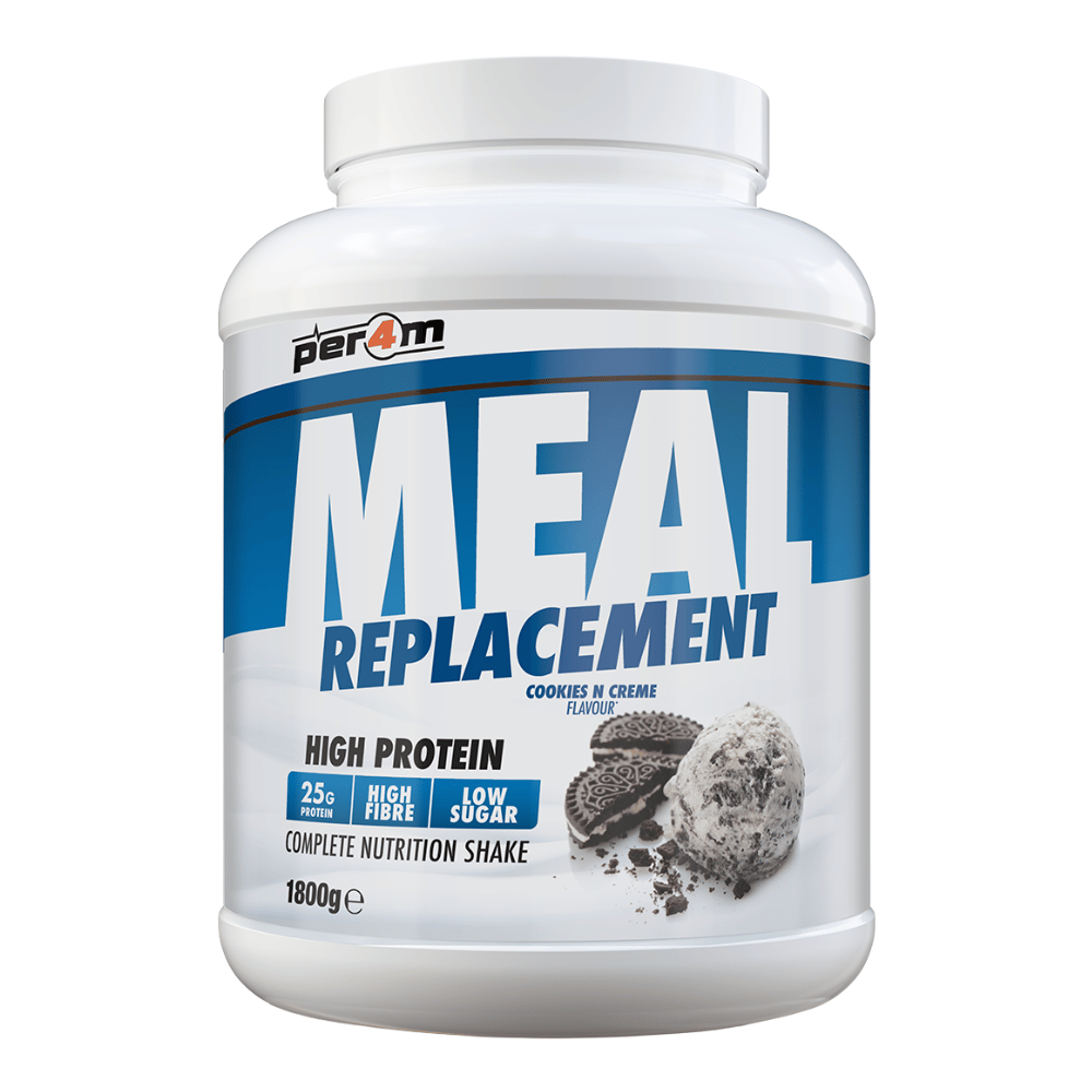 PER4M Cookies & Cream Meal Replacement Protein Powder - 1.8kg Tubs