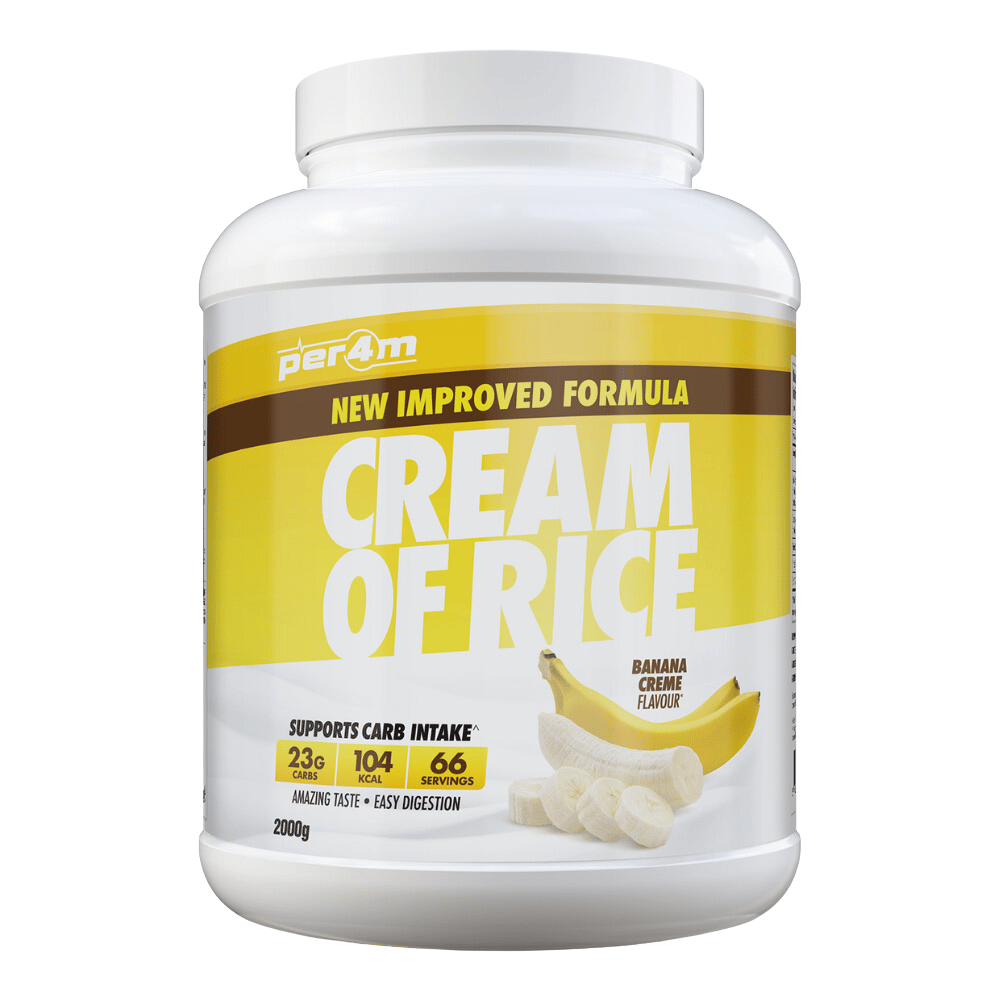 PER4M Cream of Rice - 2kg Tub - Banana Creme