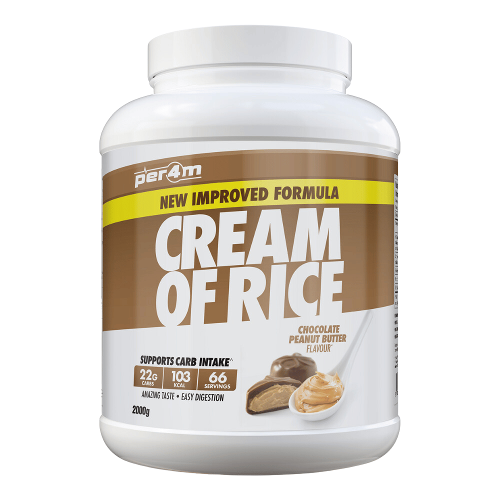 PER4M Cream of Rice - 2kg Tub - Chocolate Peanut Butter