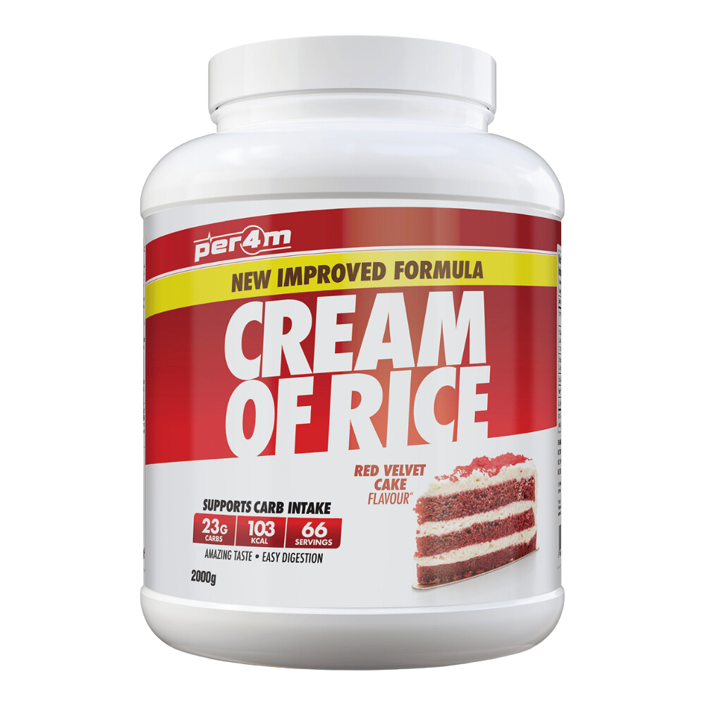 PER4M Cream of Rice - 2kg Tub - Red Velvet Cake