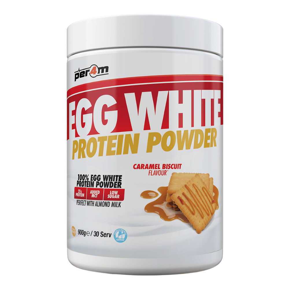 PER4M Caramel Biscuit Egg Whites Protein Powder - 30 Servings