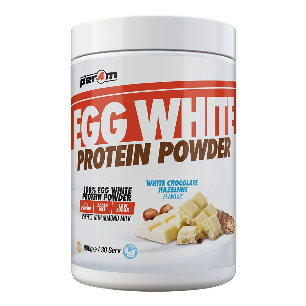 PER4M White Hazelnut Egg White Protein Powder - 900g (30 Servings)