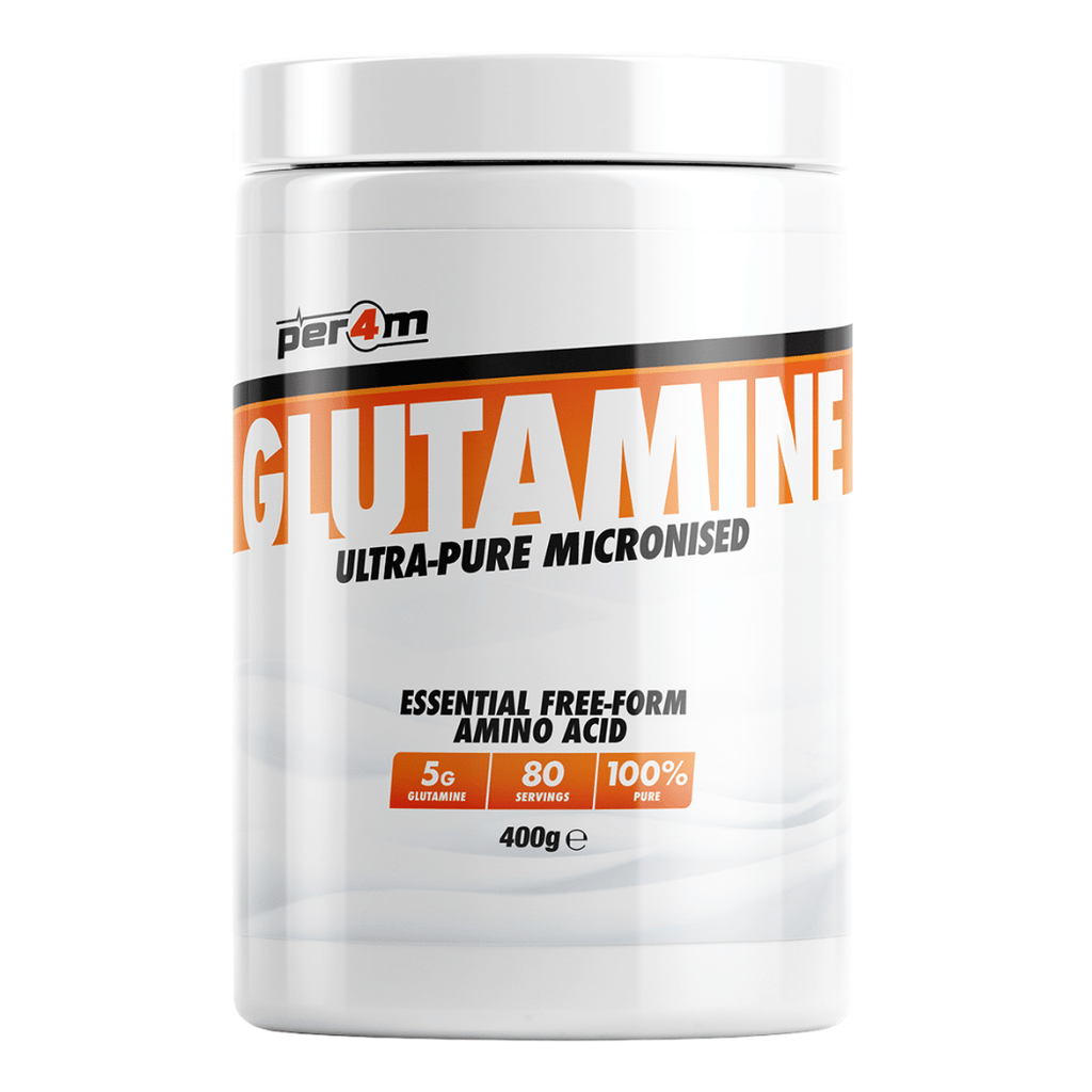 PER4M Ultra-Pure Micronised Glutamine Powder - 400g Tubs