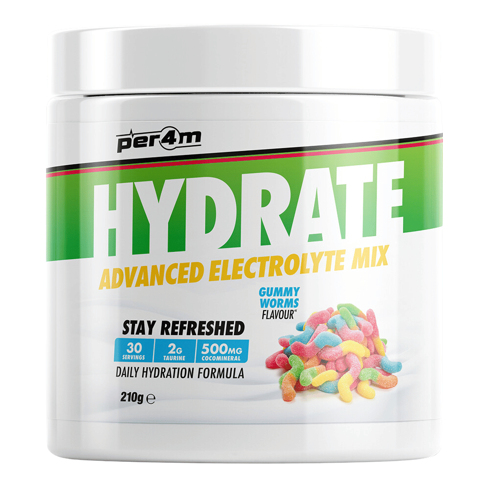 PER4M Gummy Worms Flavoured Hydration Supplement - 210g (30 Servings)