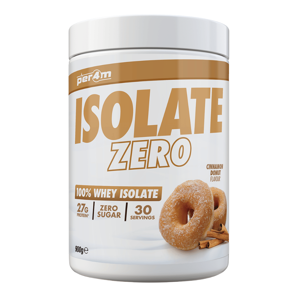 PER4M Cinnamon Donut Isolate Zero Whey Protein Powder 900g (30 Servings)