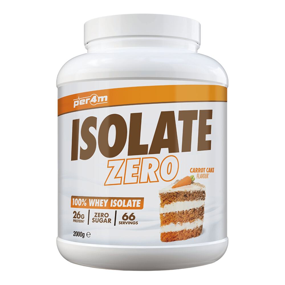 Carrot Cake Isolate Per4m Protein Powder - 2kg Tub (66 Servings)