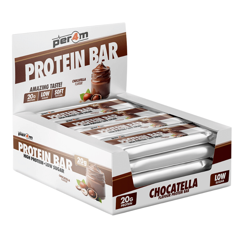 Chocatella PER4M Protein Bar Boxes - 12x64g Boxes