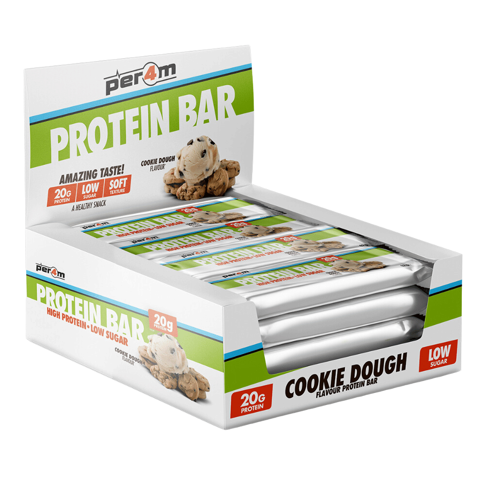 PER4M Cookie Dough Protein Bars - 12x64g Boxes