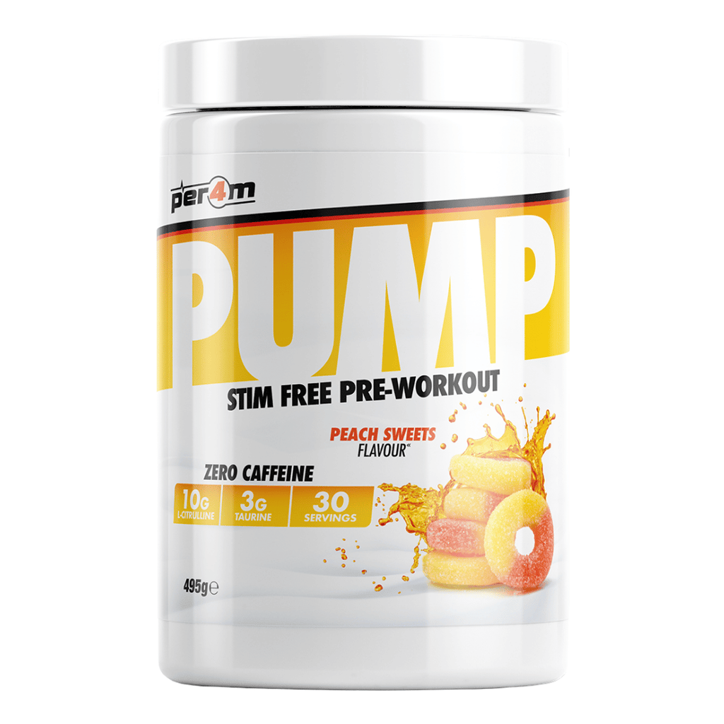 PER4M Peach Sweets Pump Non-Stim Pre Workout (30 Servings)