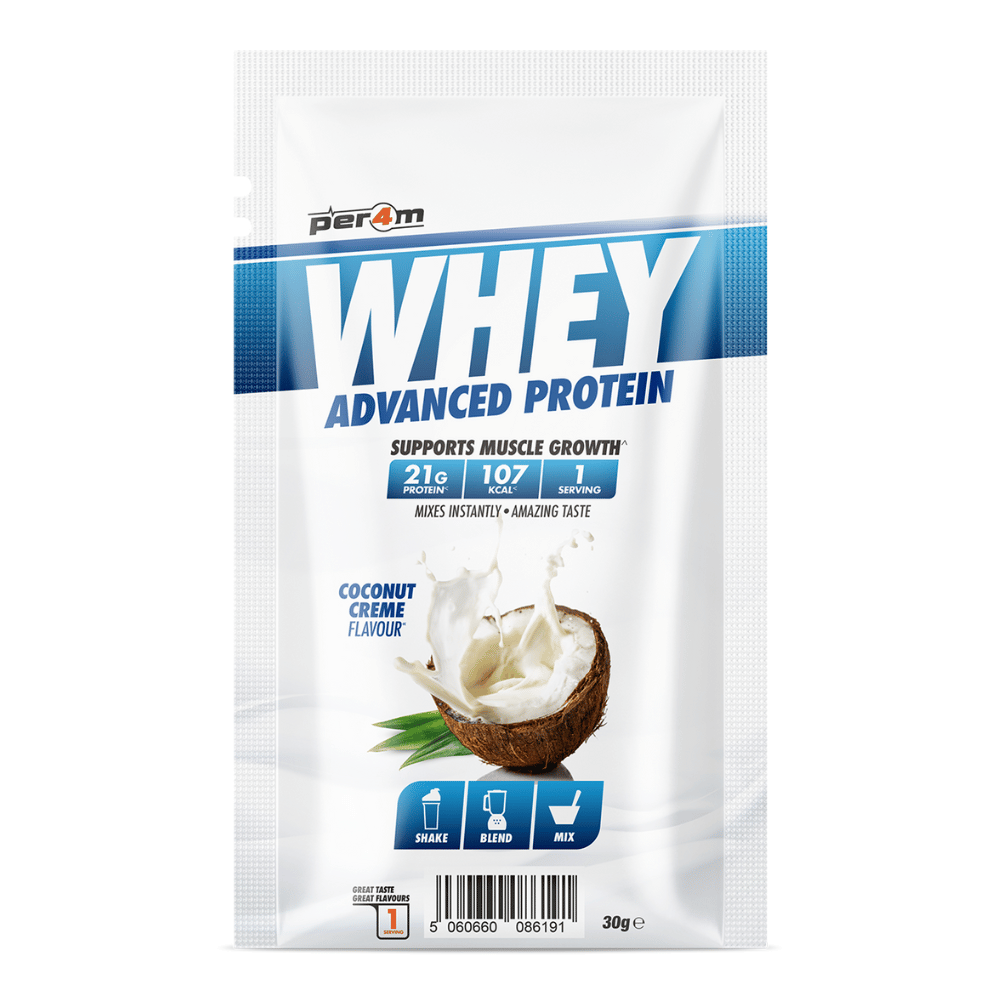 Coconut Creme PER4M Advanced Whey Protein Powder Sachet - Single Sample 30g
