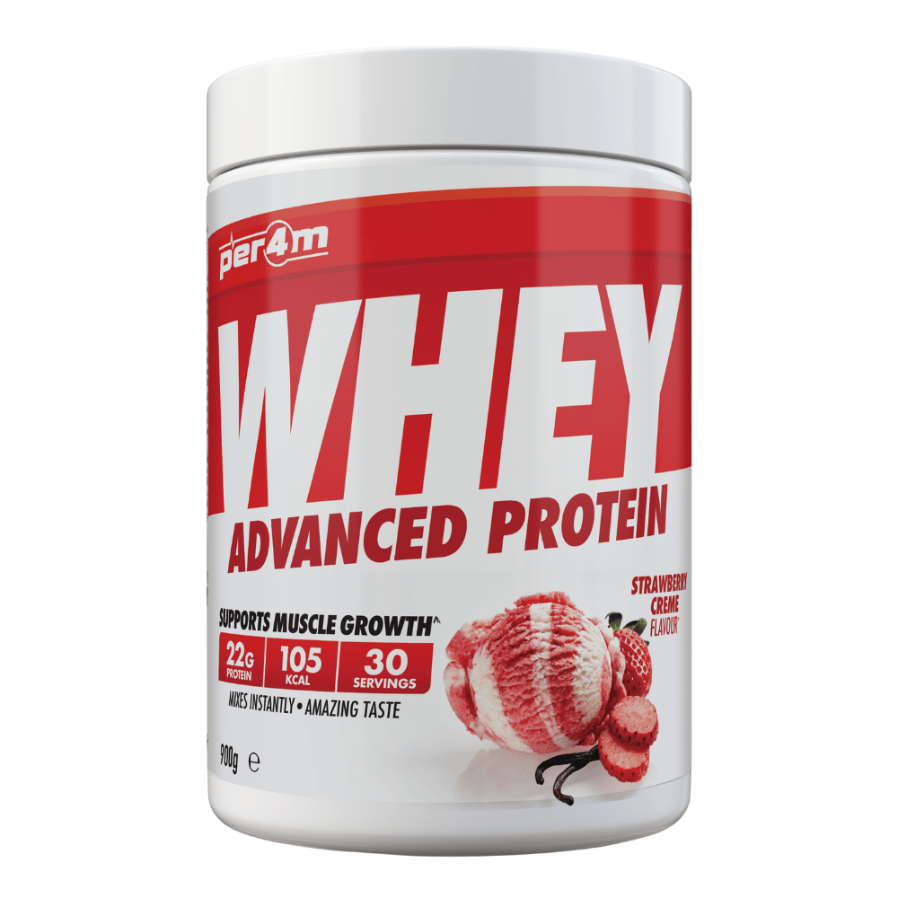 PER4M Whey 900g - Strawberry Creme Flavour - 30 Servings