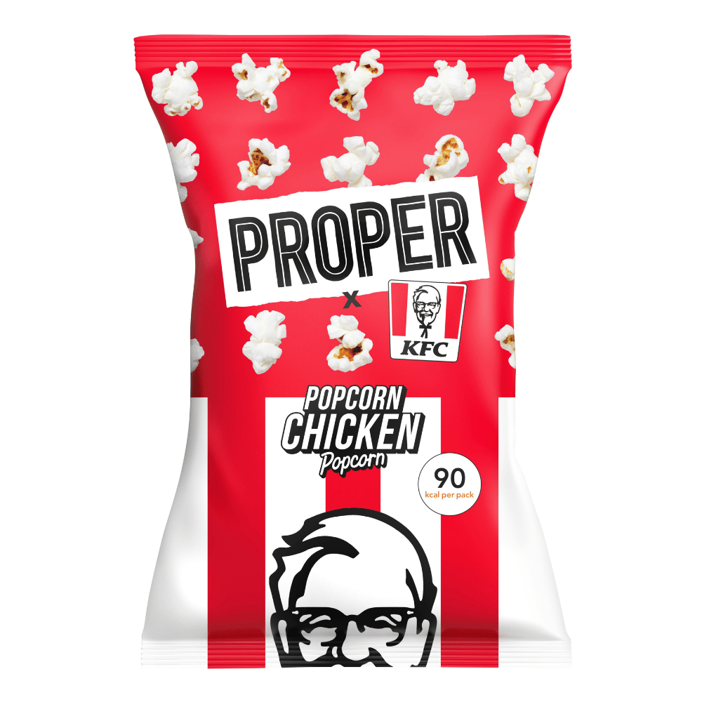 PROPER KFC Low-Calorie Popcorn (Popcorn Chicken Spices) - Single 20g Bags UK
