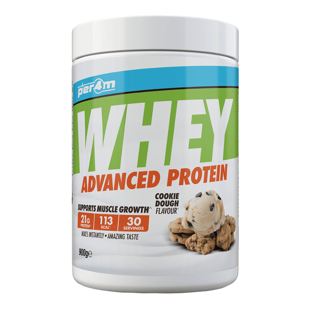 PER4M 900g Cookie Dough Whey Protein Powder - 30 Servings