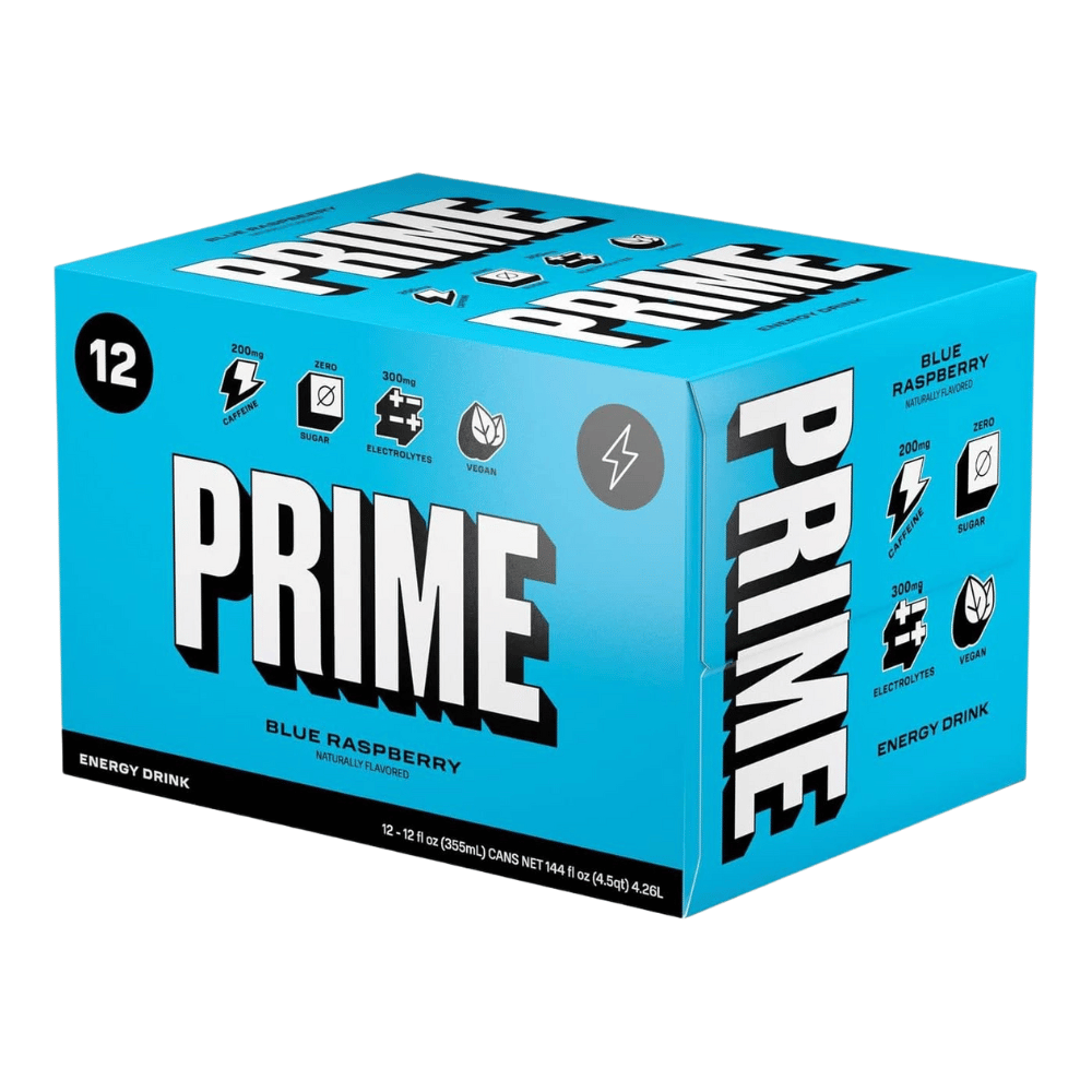 Prime Energy Drink Cans (12x330ml), Protein Package