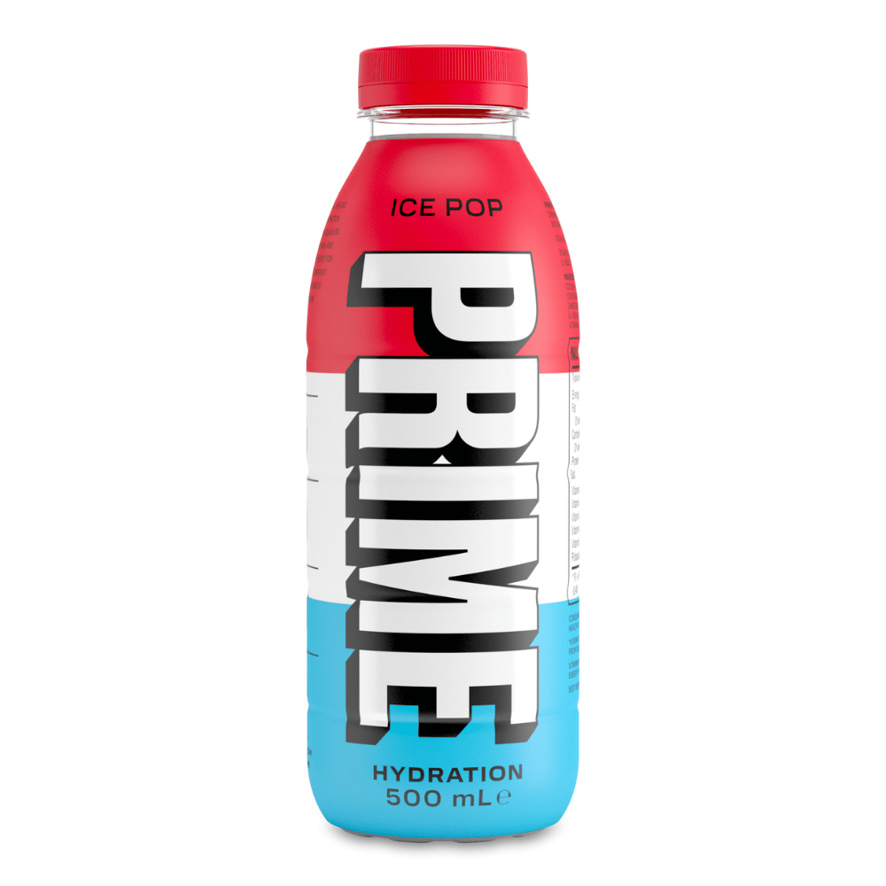 PRIME Hydration ICE POP | Sports Drinks | Electrolyte Enhanced for Ultimate  Hydration | 250mg BCAAs | B Vitamins | Antioxidants | 2g Of Sugar | 16.9