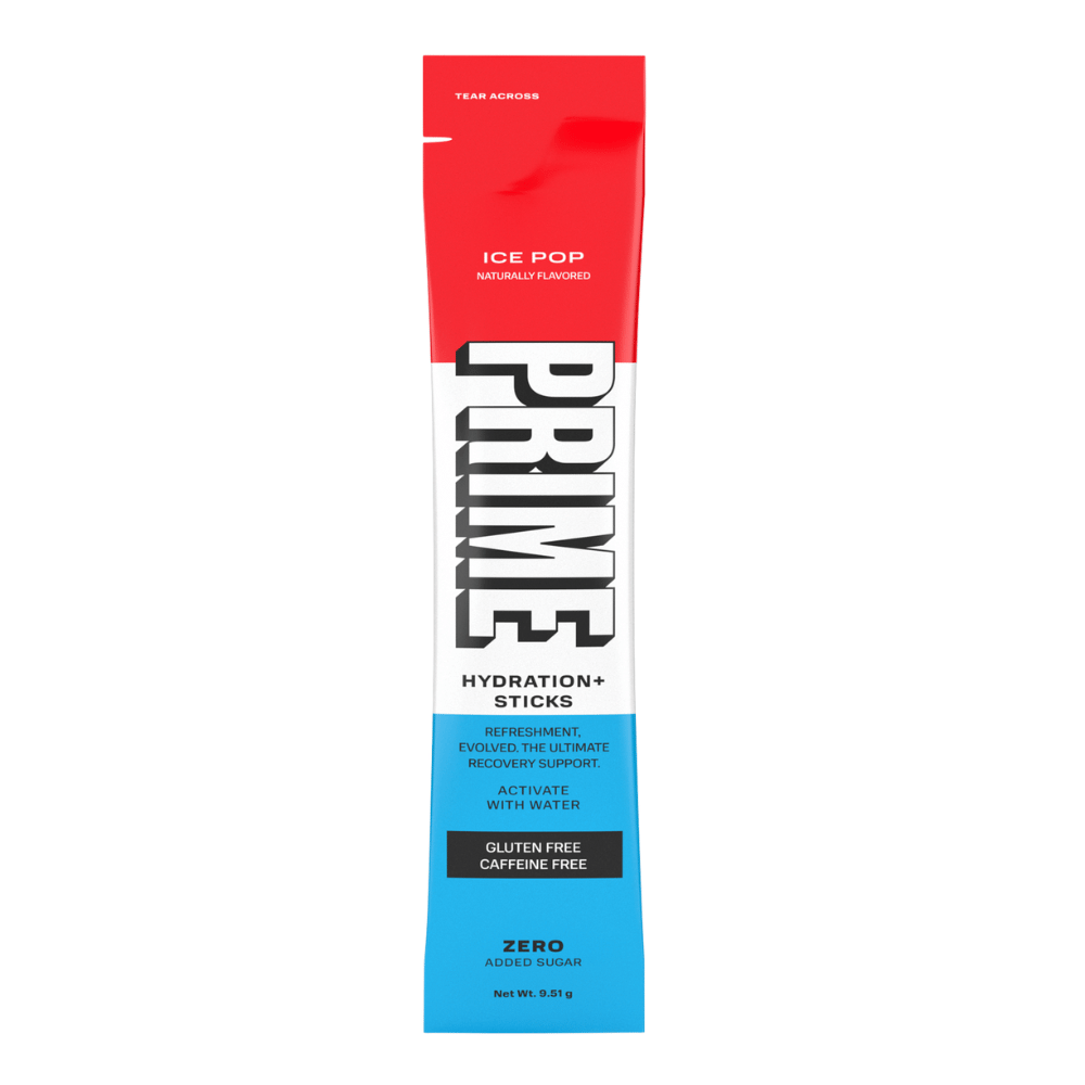 Prime Hydration Sticks - Ice Pop Flavour - Single Sachet (9.51g)