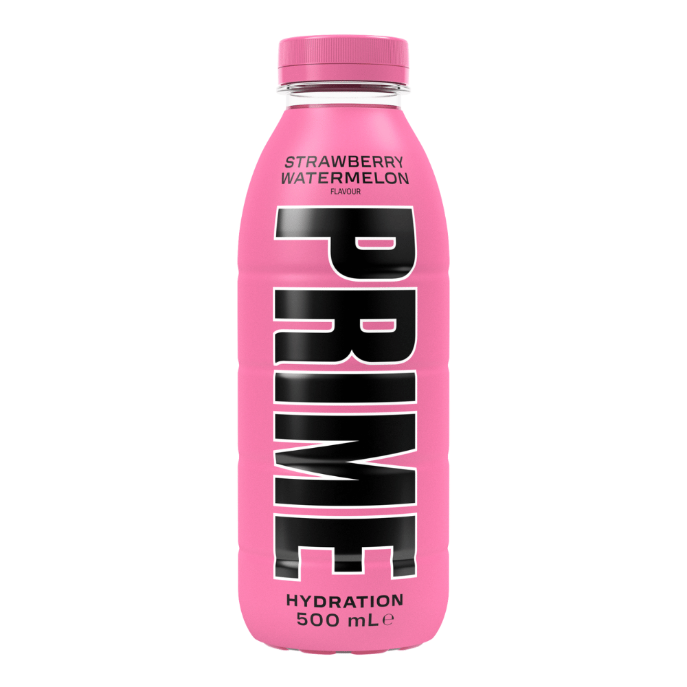 Strawberry Watermelon Prime Hydration Drinks - 1x500ml Bottle - Protein Package UK