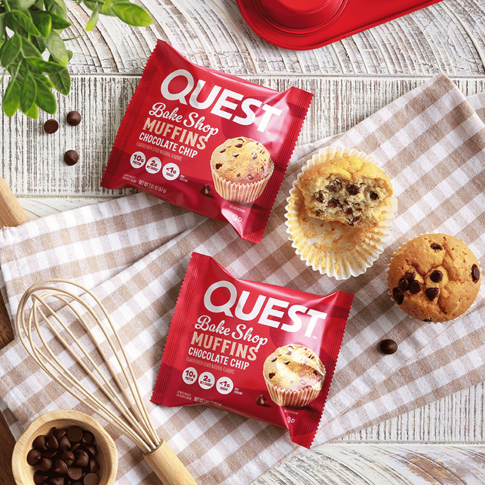 Baking the Quest Bake Shop Protein Muffins