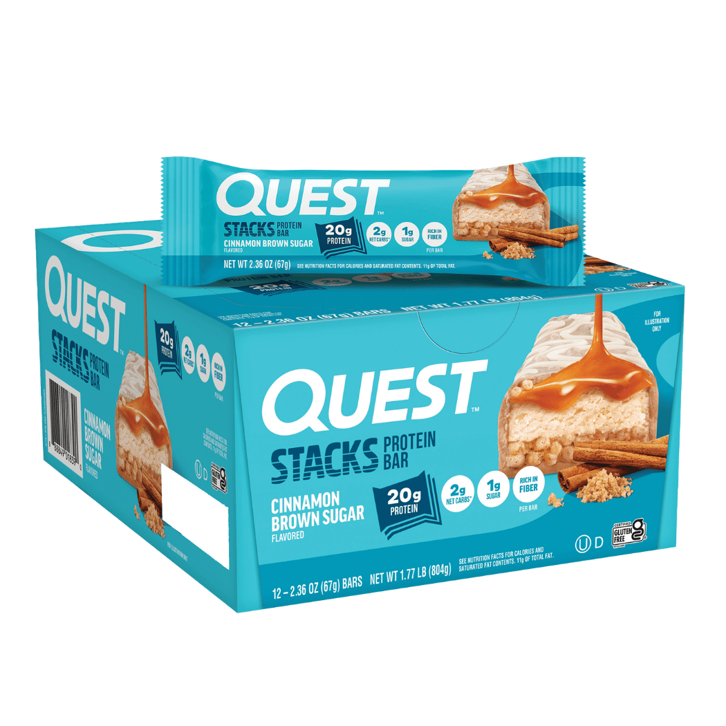 Quest Stacks Protein Bar Box (12x67g) | Protein Package | Protein Package
