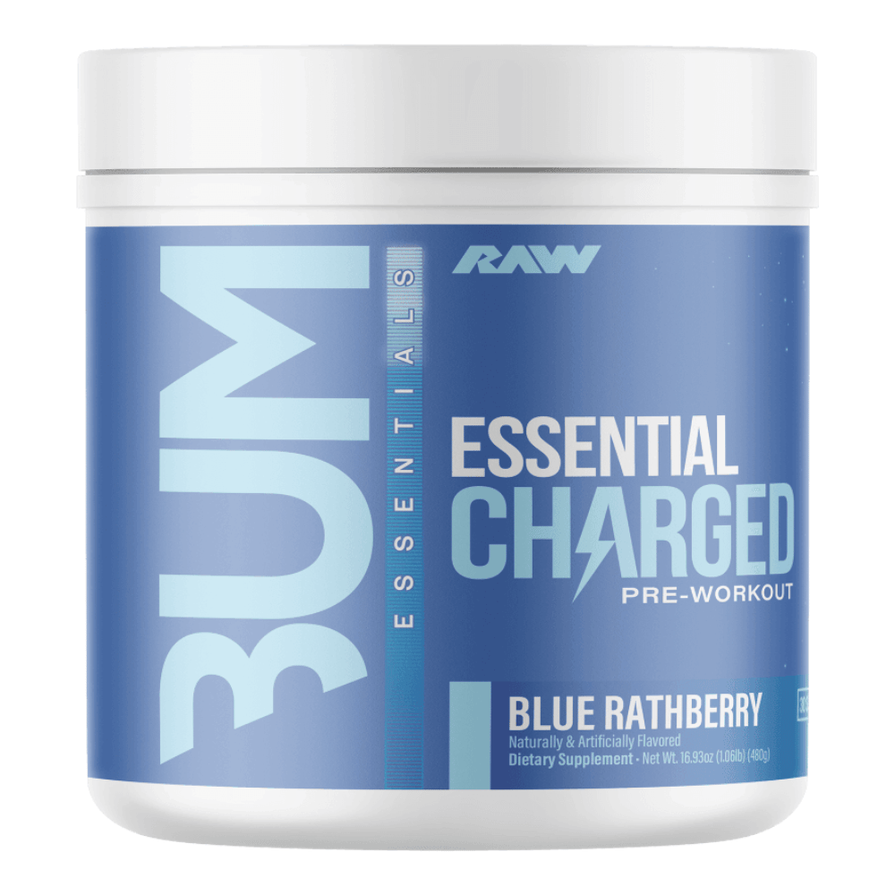 RAW CBUM Charged Blue Raspberry Pre-Workout (25 Servings)