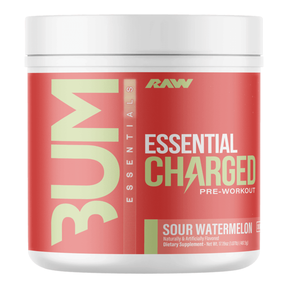 RAW Charged Pre-Workout - Sour Watermelon Flavour - 25 Servings