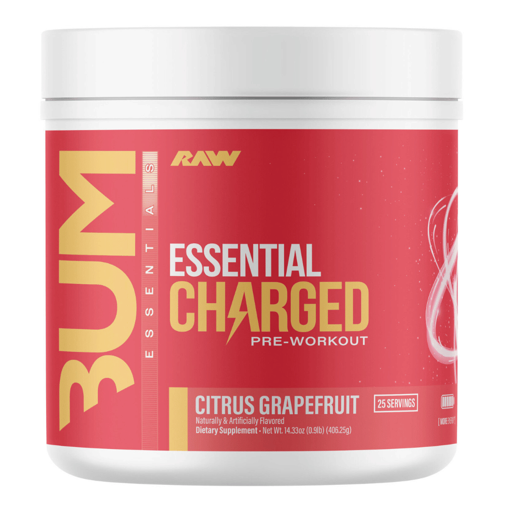 RAW Charged Citrus Grapefruit Pre-Workout - 25 Servings (406.25g)