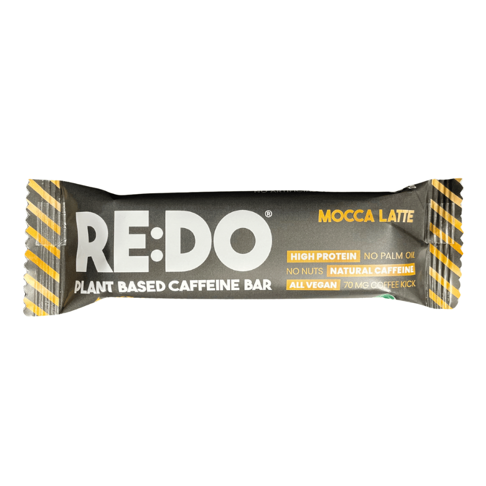 RE:DO Mocca Latte Vegan Plant Protein Bar - Single 60g Bar