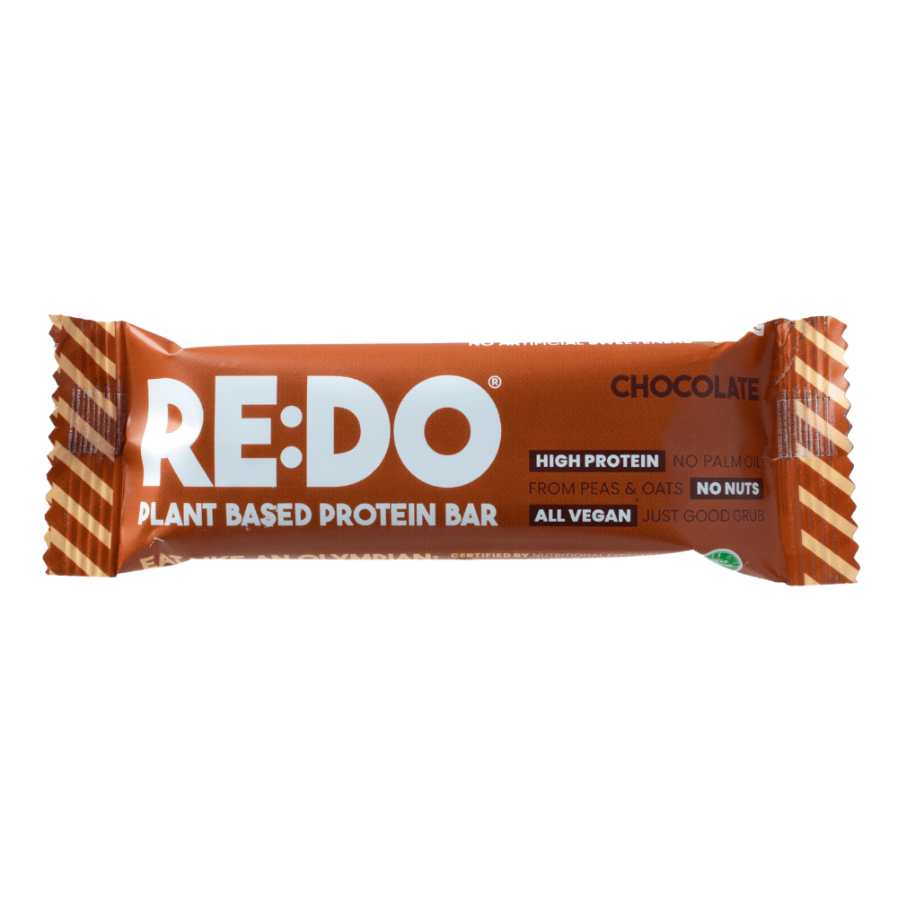 Chocolate RE:DO Plant-Based High Protein Bars (Nut Free) - Single 60g Bar