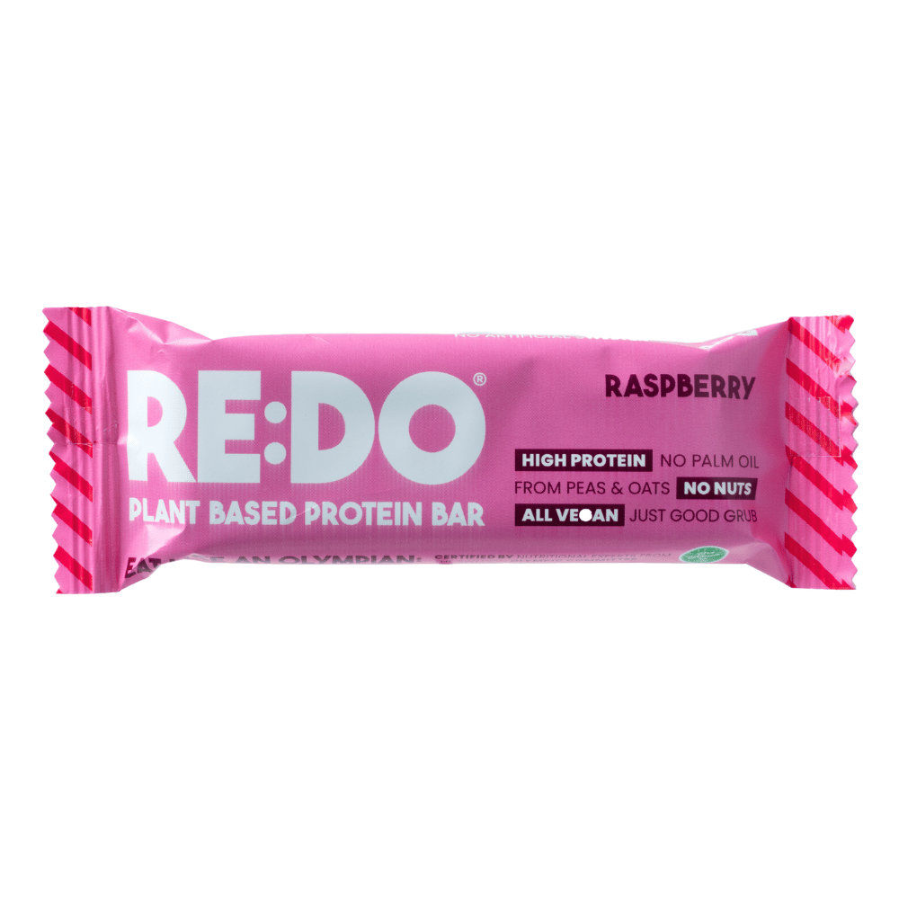 RE DO Raspberry Flavoured Vegan Protein Bar - 1x60g