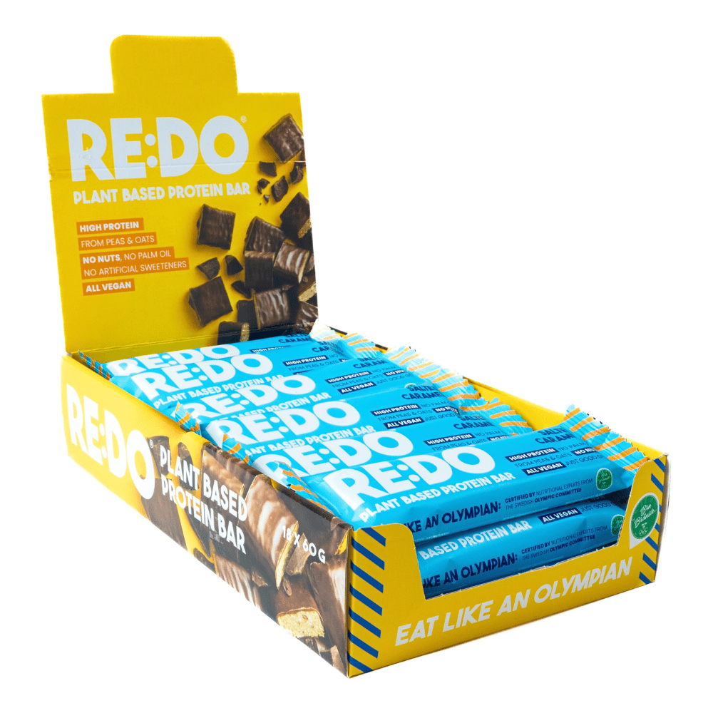 RE:DO Vegan Protein Bars (18x60g Box) | Protein Package | Protein Package