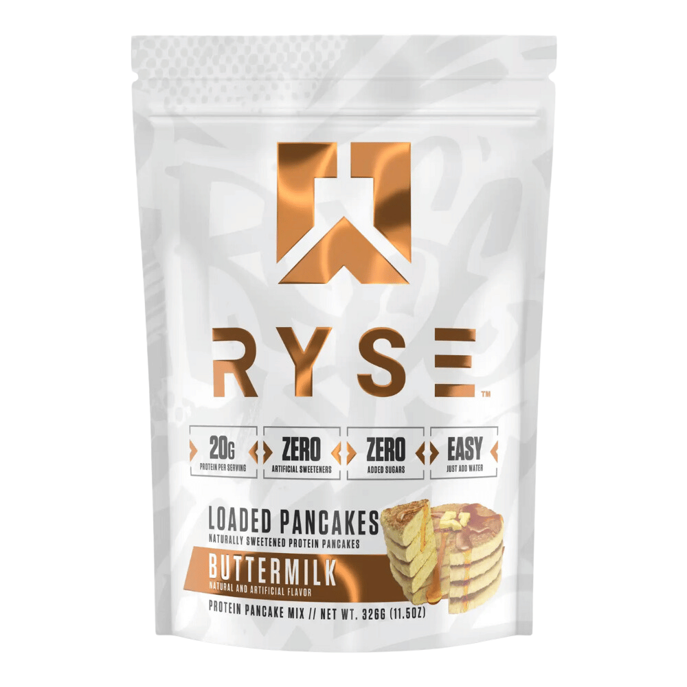 RYSE Buttermilk Loaded Protein Pancakes - 340g Packs