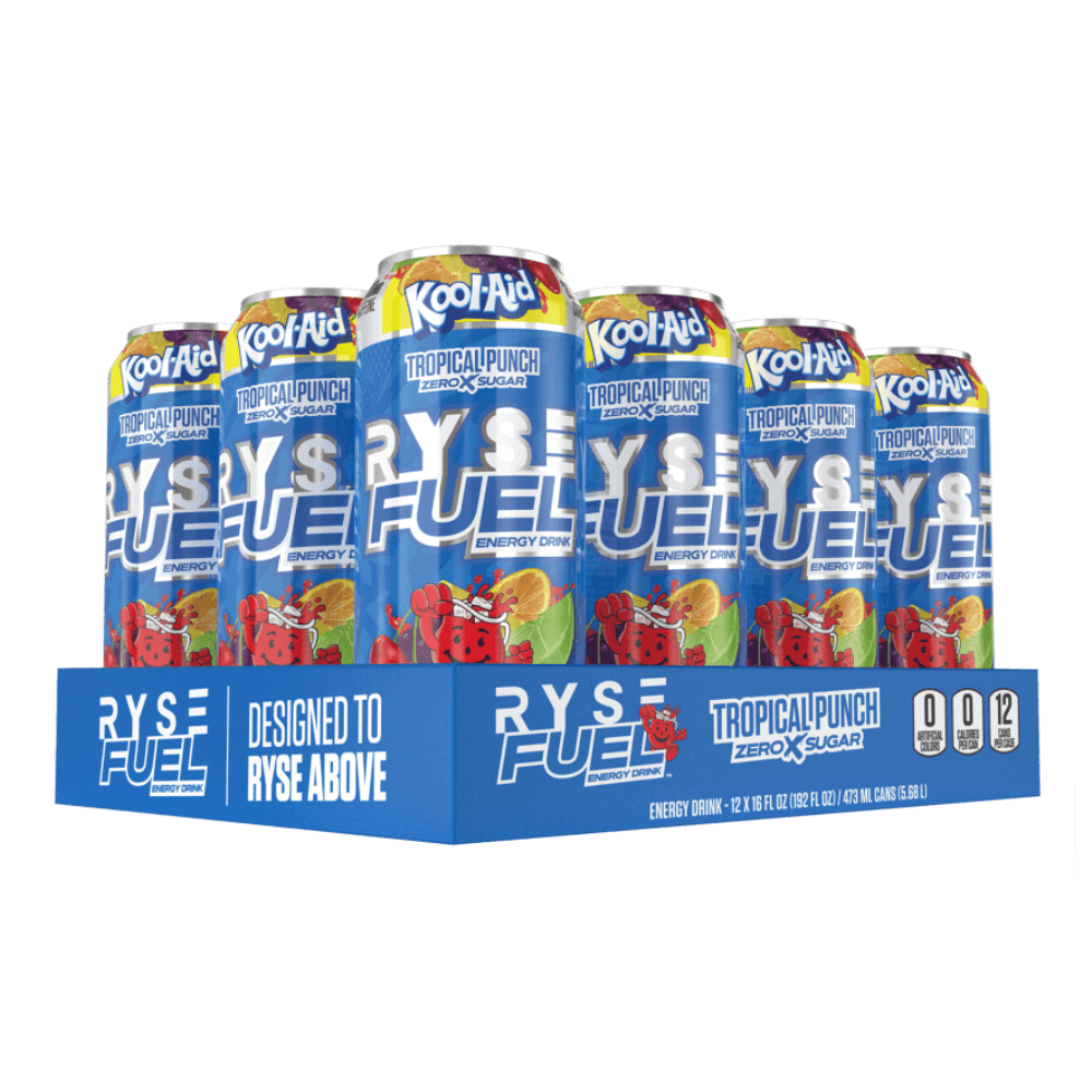 Kool Aid RYSE Energy Drinks - RYSE Fuel - 12x473ml Packs