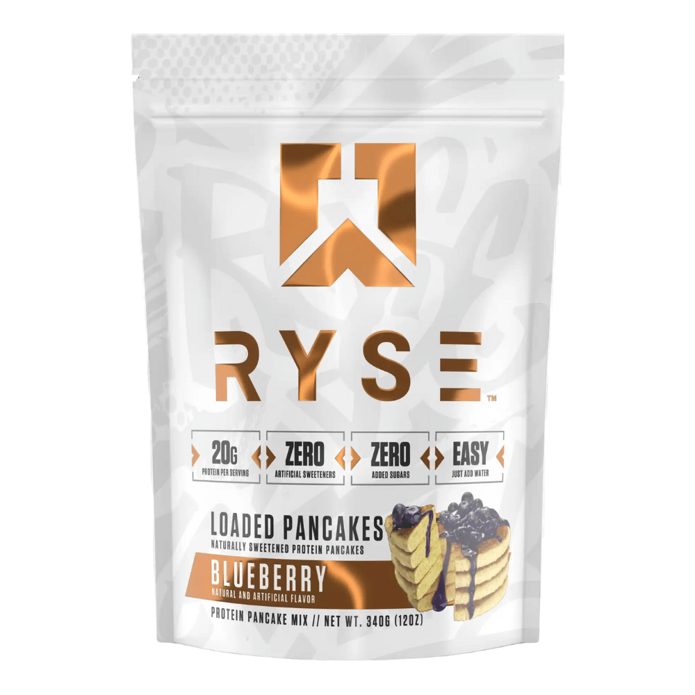 RYSE Loaded Protein Pancake Mix - Blueberry Flavour - 340g Pack