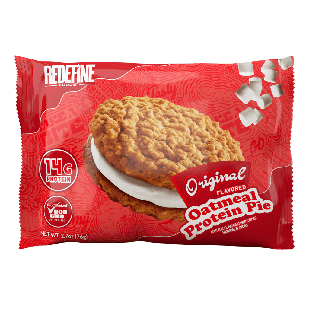Redefine Original Marshmallow Protein Oatmeal Pie - Single 76g Packet