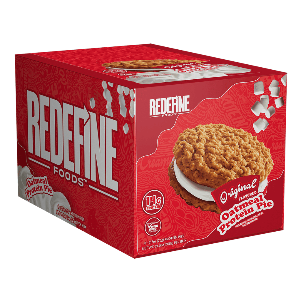 Redefine Foods Original Marshmallow Protein Oatmeal Pie - 8 Pack