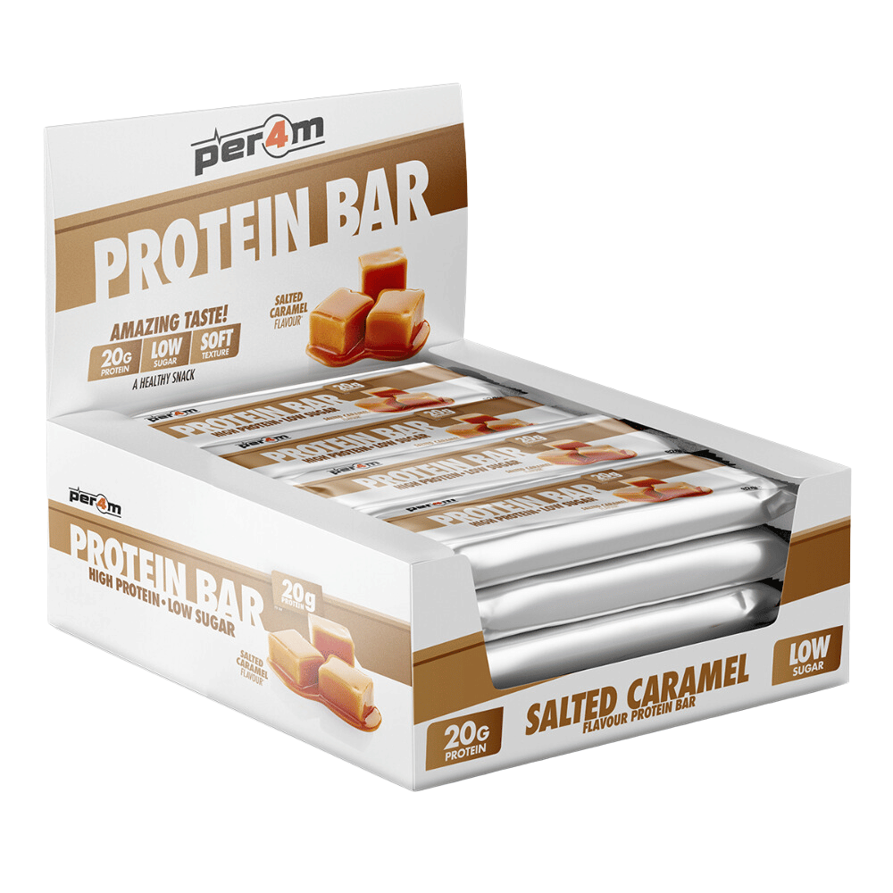 PER4M Salted Caramel High Protein Bars - 12 Packs