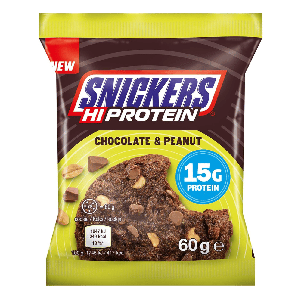 Snickers Protein Cookie (Chocolate and Peanut) - 1x60g 