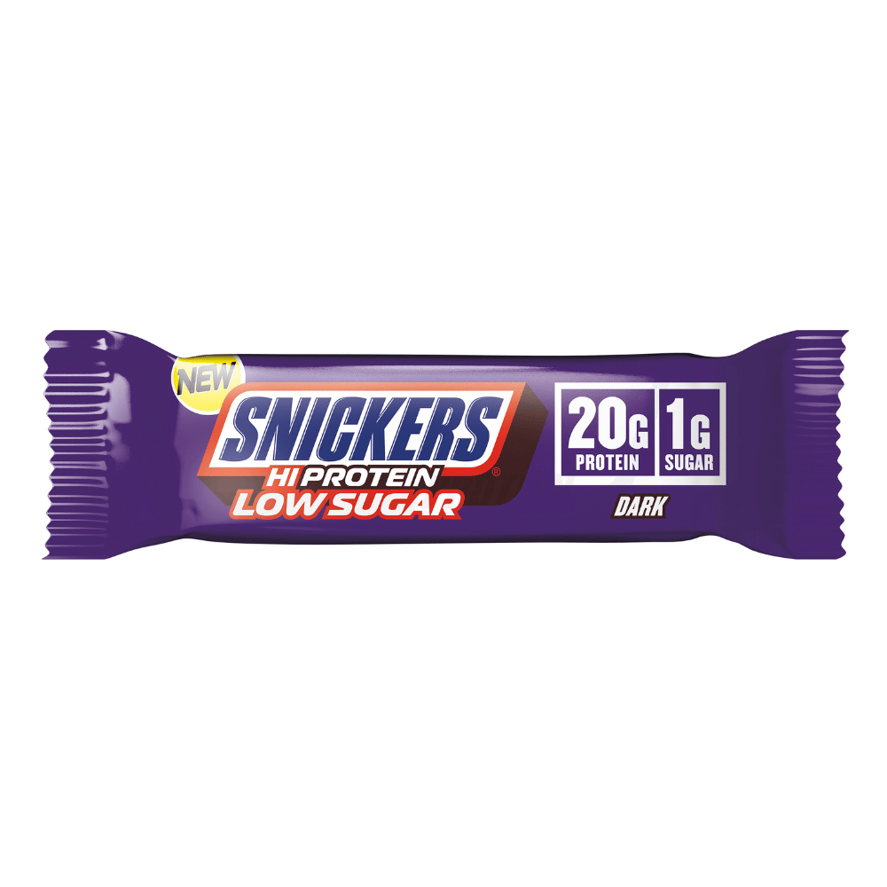 Snickers Dark Chocolate Low-Sugar Protein Bar - Single 57g Bar