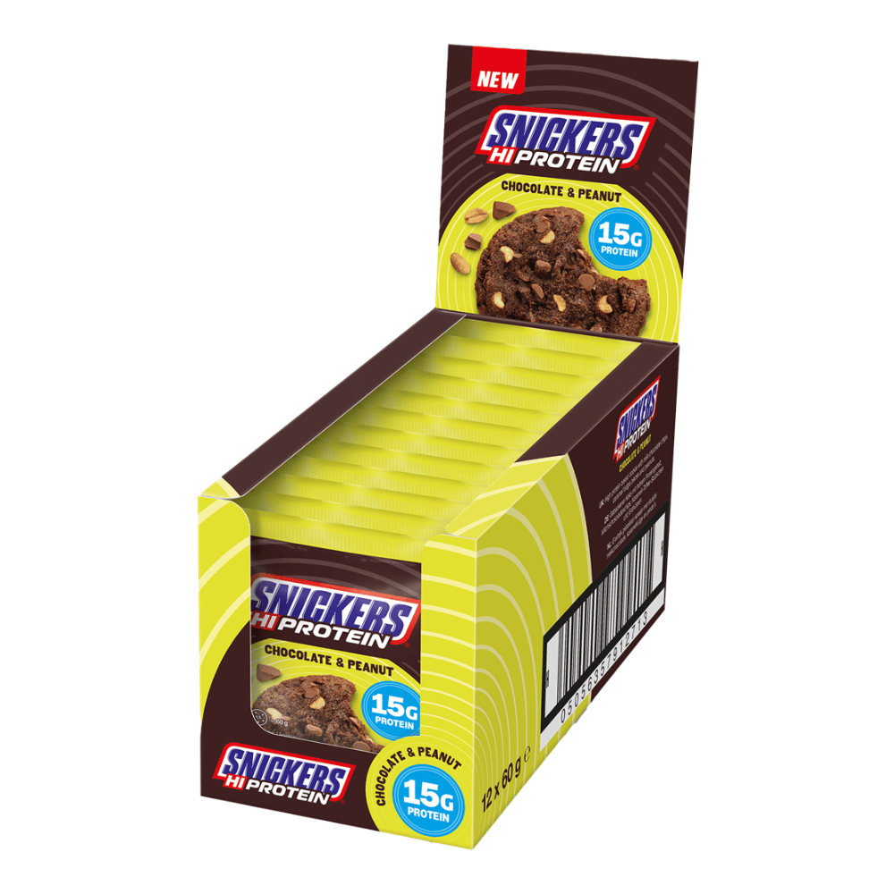 Snickers Protein Cookies - 12x60g Boxes - Official Snickers Cookies