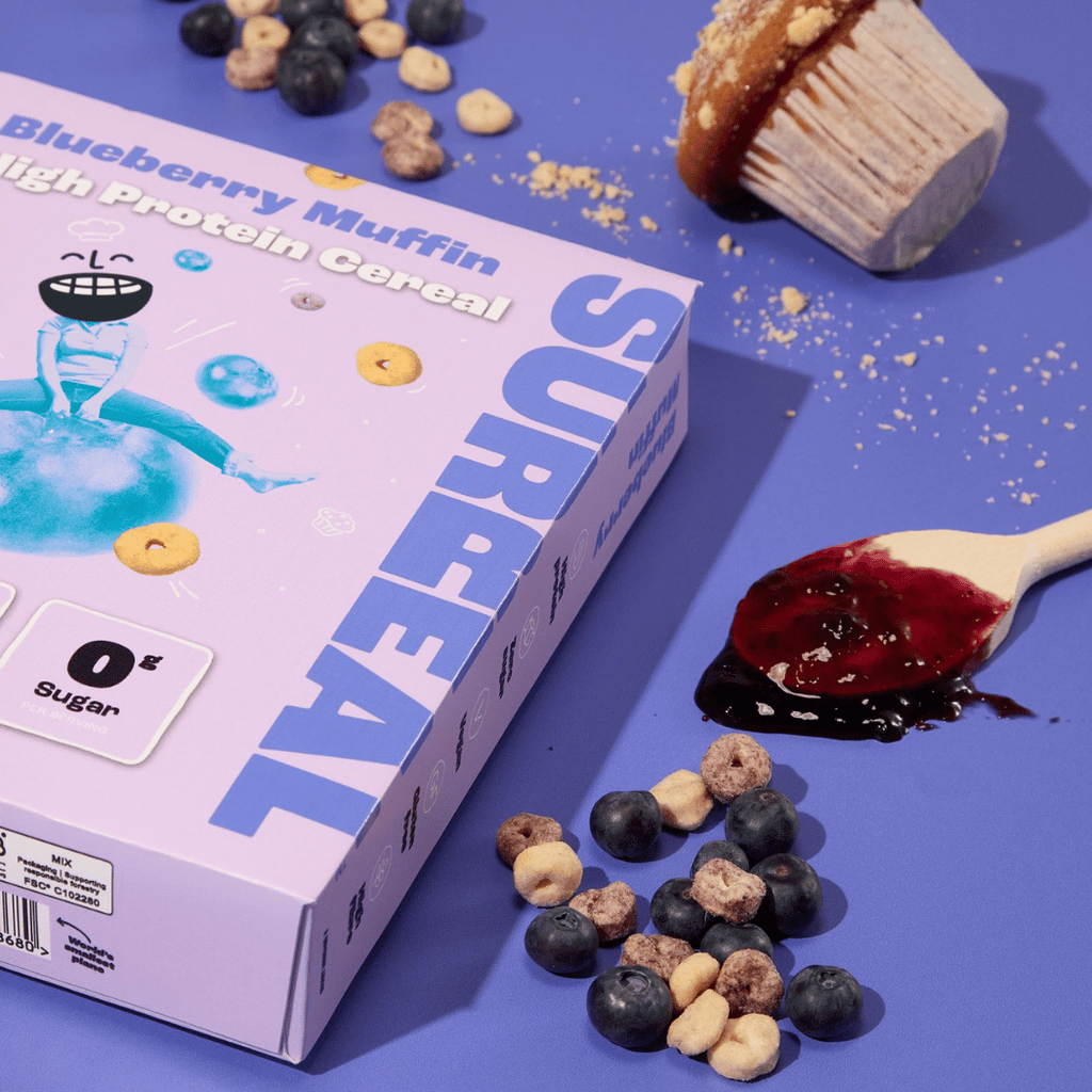 Surreal Blueberry Muffin Inside The Pack Protein Cereal