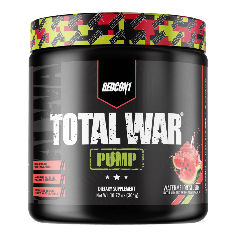 REDCON1 Total War Pump Watermelon Slushy Pre-Workout - 304g Tubs