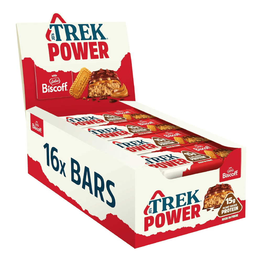 TREK Biscoff Lotus Protein Bars - 16x55g Boxes