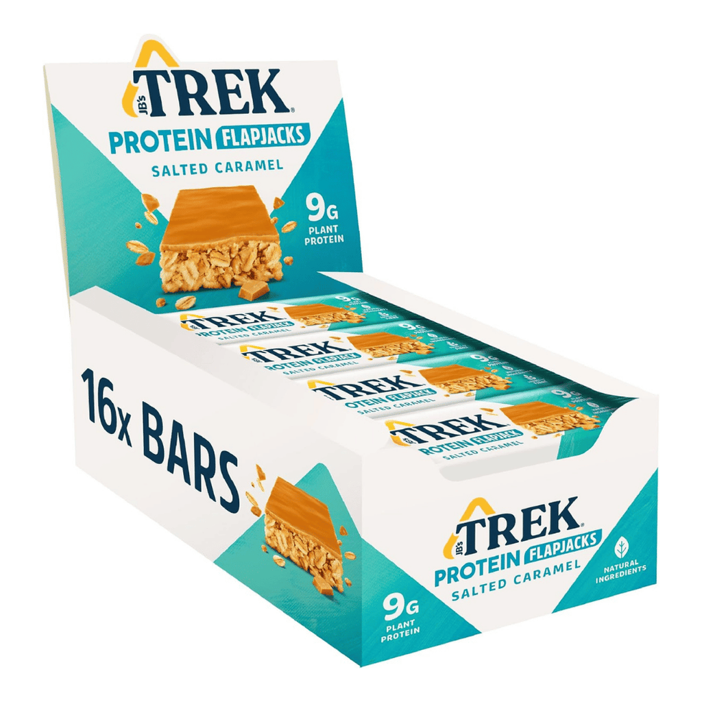 Salted Caramel TREK Protein Flapjacks - 16 x 50g Boxes