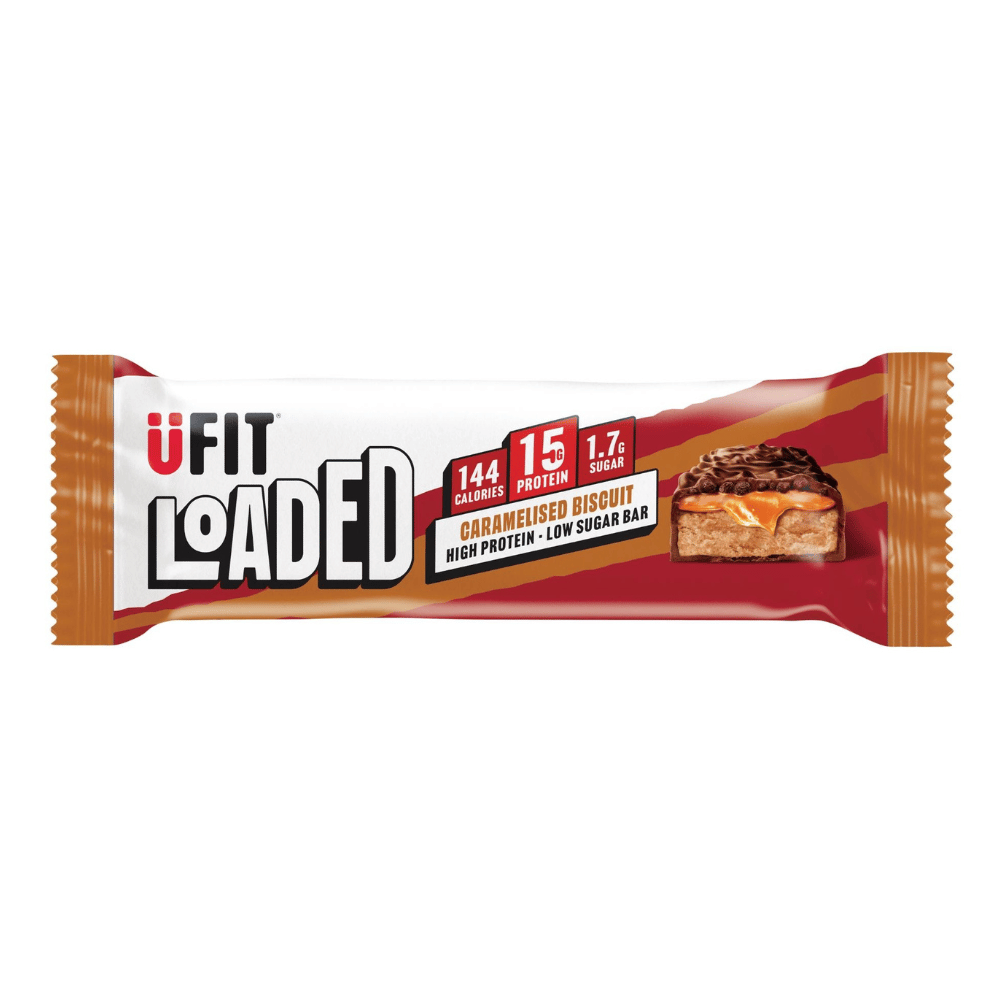 UFIT Caramelised Biscuit Loaded Protein Bar - Single 40g Bar